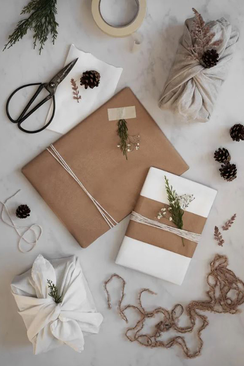 Best DIY gift wrapping ideas: Minimal