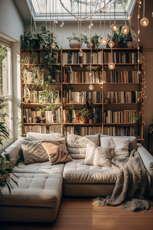 How to make your apartment cozy: Reading nook