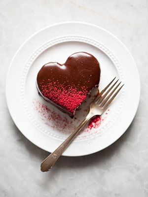 Valentine's Day Chocolate Cake
