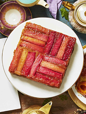 Rhubarb Upside-Down Cake

