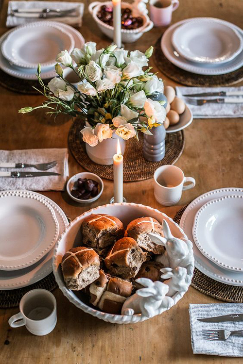 Create a Neutral Easter Tablescape