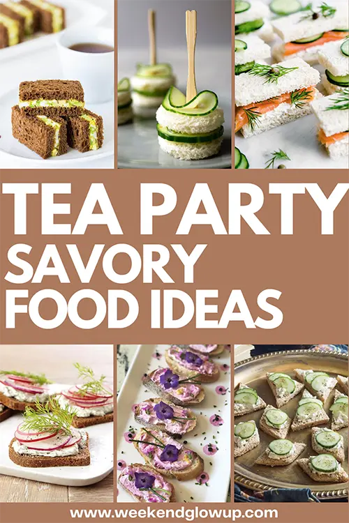 Savory Tea Party Food Ideas